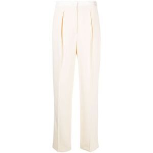 Forte_Forte Women Ivory Tuxedo Trousers